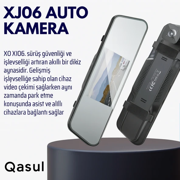 XJ06 HD Araç Kamerası  Wi-Fi Dokunmatik, 1080p Kayıt, Park İzleme Çarpışma Algılama - 3