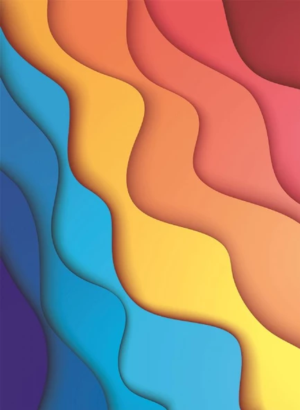 Nova Puzzle 1000 Parça Renkli Dalgalar Puzzle - Resim 4