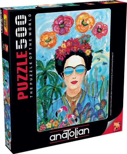 Anatolian 500 Parça Frida Puzzle - Resim 2