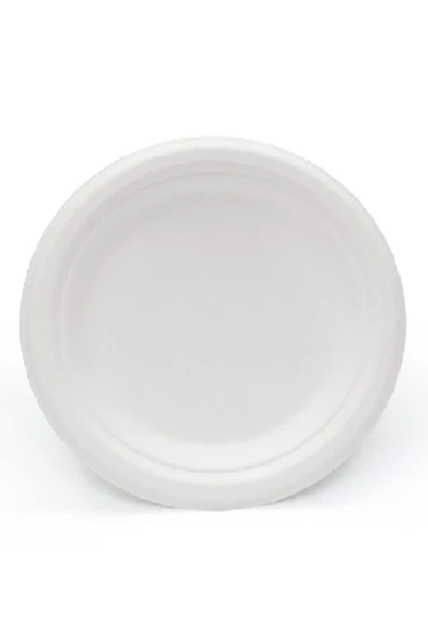 Ekolojik 72 Kişilik Parti Piknik Sofra Sunum Seti - Doğal Tabak Bardak Çatal Kaşık Takımı - 18 Cm - 3