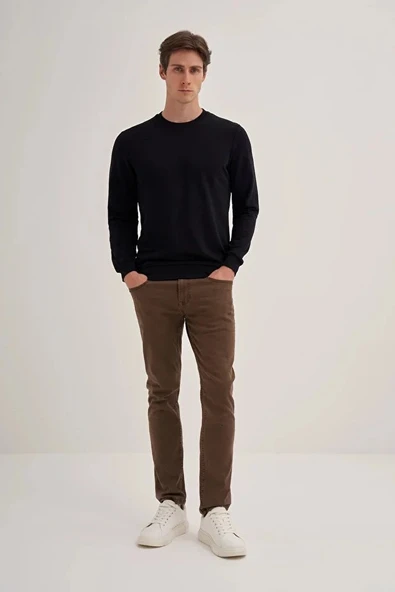 Cazador Slim Fit Mevsimlik 3 İplik Pamuk Karışımlı Sweatshirt-56100 - Resim 4