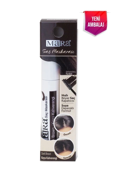 Mara Hair Mascara - Dark Brown*48 koyu kahve 3 lü ürün görseli 1