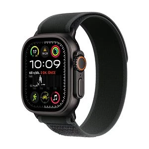 Apple Watch Ultra 2 GPS + Cellular 49mm Siyah Titanyum Kasa + Koyu Yeşil Alpine Loop - L - 5