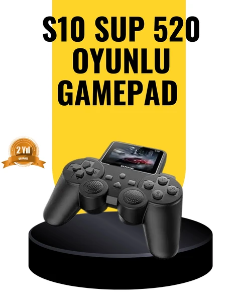 2025 A Kalite S10 Gamepad 520 Oyunlu TV Bağlantılı Retro Atari Konsolu ürün görseli 1