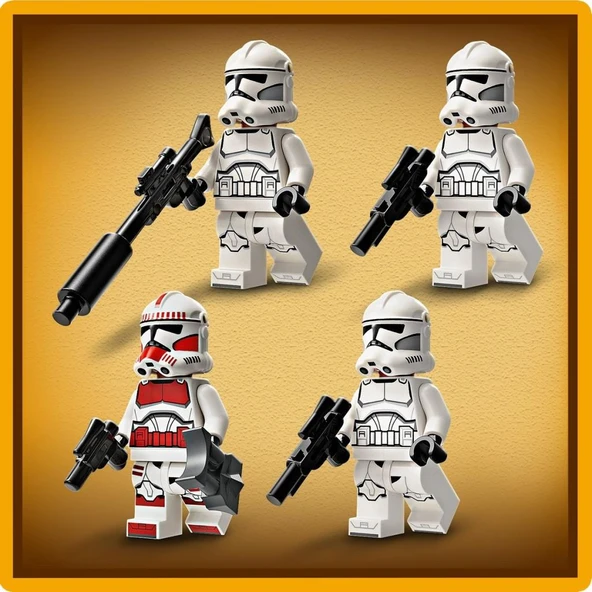 LEGO 75372 Star Wars™ Klon Trooper ve Savaş Droidi Savaş Paketi Seti - Resim 6