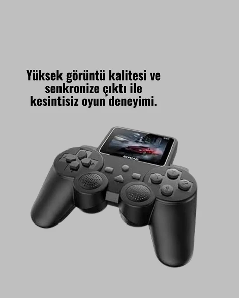 2025 S10 Gamepad 520 Klasik Retro Oyunlu TV Bağlantılı A Kalite Orijinal - Resim 3