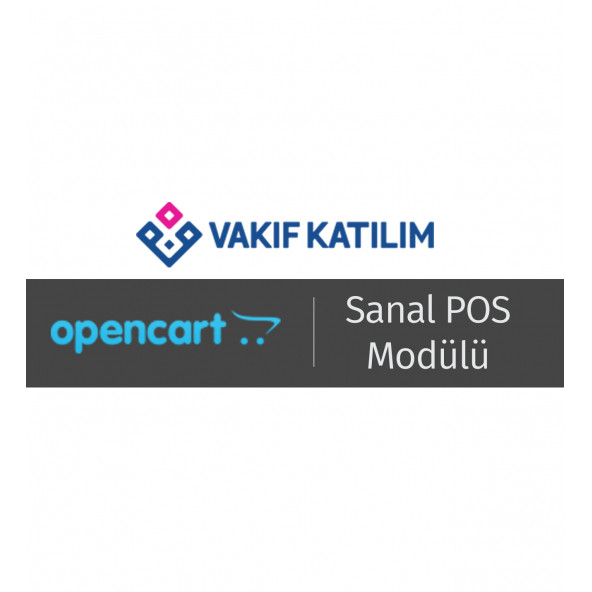 OpenCart - VAKIF KATILIM Sanal POS Modülü - 1