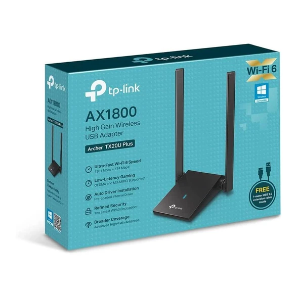 TP-LINK ARCHER TX20U AX1800 USB ADAPTÖR - 2