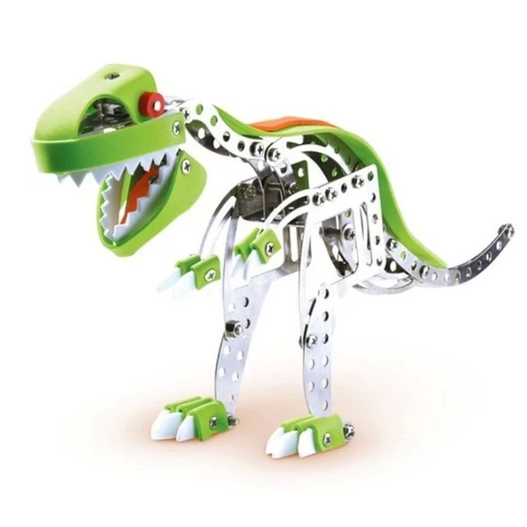 Eğitici Çocuk Metal Montaj Seti Dinozorlar - Resim 2