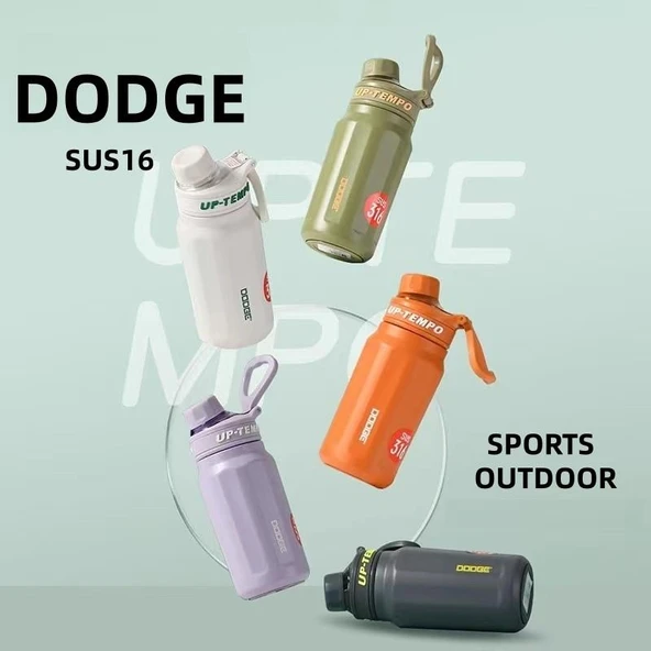 Dodge Up Tempo Çelik Termos Matara 520Ml Yeşil - 6