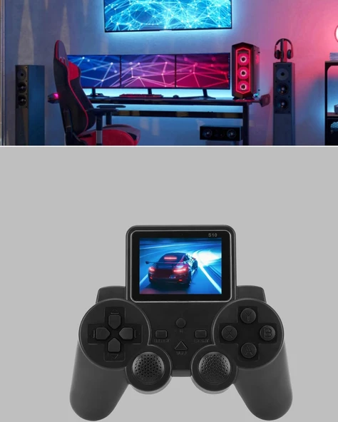 HDMI Destekli S10 Gamepad 520 Oyunlu TV’ye Bağlanabilir Atari 2025 Model - Resim 2