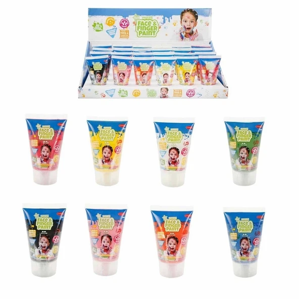 Eğitici Çocuk Yüz & Parmak Boyası 2in1 65 ml - Resim 2