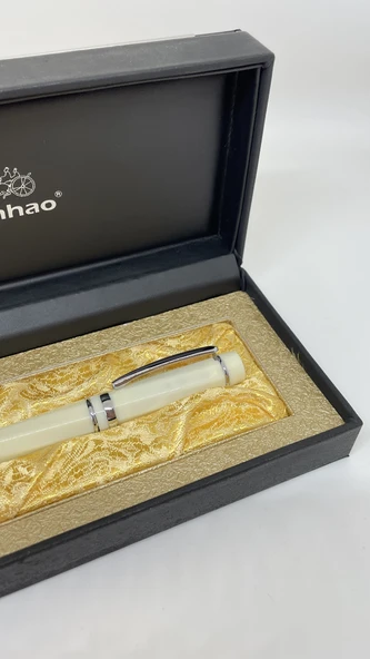 JINHAO Lüks Beyaz Sedef Roller İmza Kalemi ürün görseli