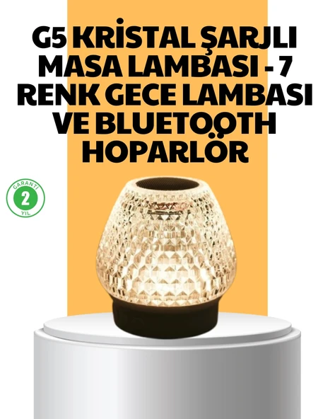 Taşınabilir Işıklı Yüksek Ses Kaliteli Bluetooth Hoparlör ürün görseli 1