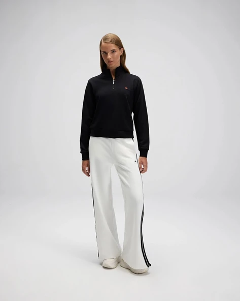 Ellesse EF557-BK Kadın Siyah Yarı Fermuarlı Sweat - 2