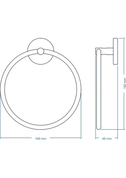 Deppot Natura Yuvarlak Havluluk - Resim 2