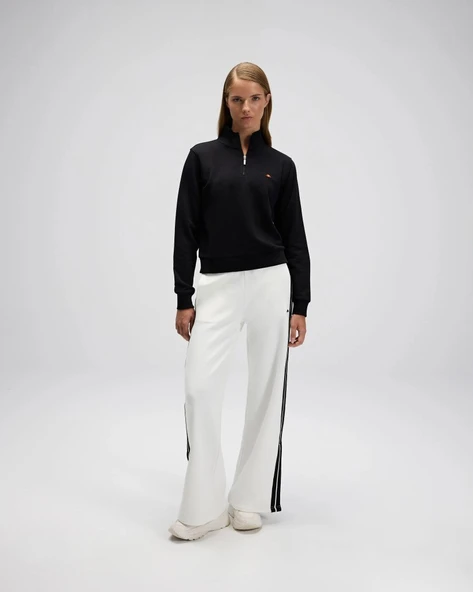 Ellesse EF557-BK Kadın Siyah Yarı Fermuarlı Sweat - 5