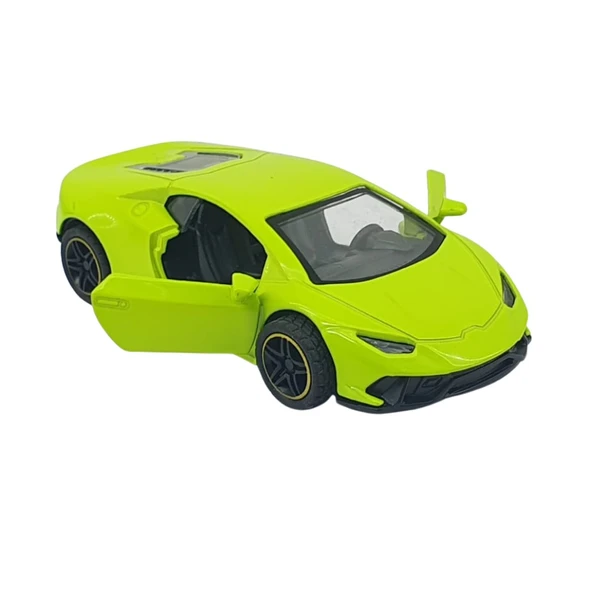 Çek Bırak Araba Metal - 6643-05-Yeşil - Resim 2