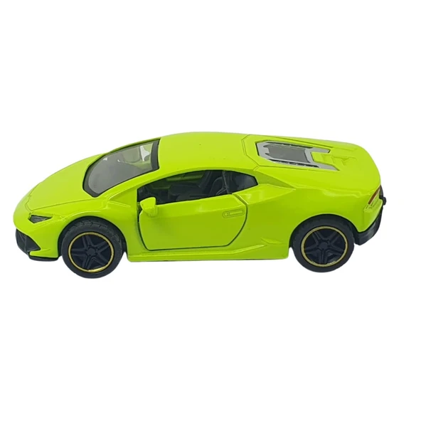 Çek Bırak Araba Metal - 6643-05-Yeşil - Resim 5