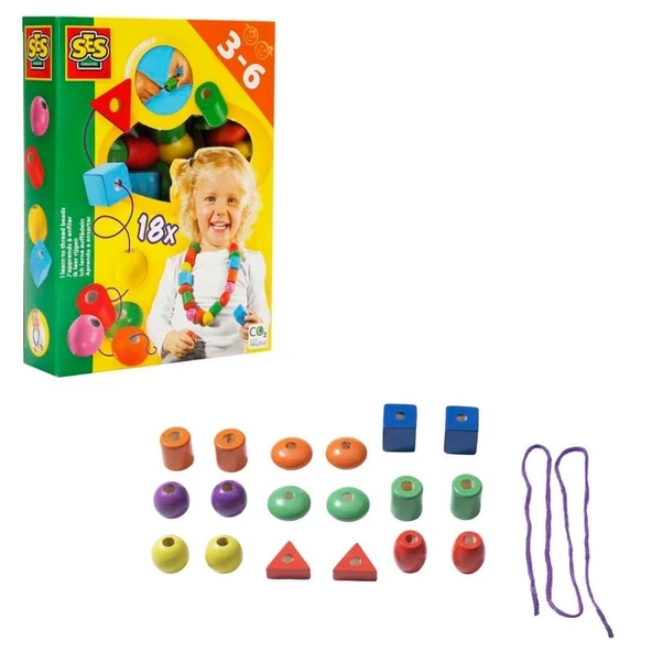 Eğitici Çocuk Boncuk Dizmeyi Öğreniyorum Hobi Set ürün görseli 1