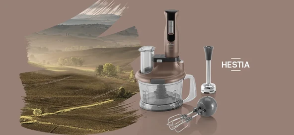Arzum AR1126 Hestia Multi Blender Seti - Toprak - 4