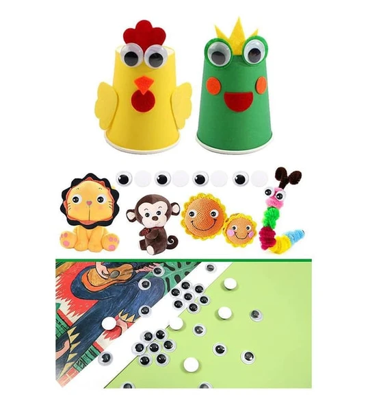 12 mm Oynargöz Siyah Oynayan Göz ,Oynar Göz - 1 Adet - Resim 4