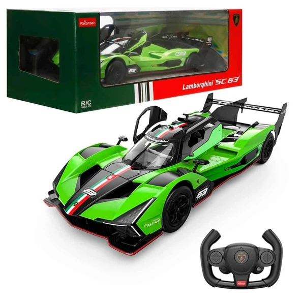Eğitici Çocuk 10150 SUN-RAS-R C ARABA 1 14 LAMBORGHINI SC63 LMDH FF 2 4GHZ - 3