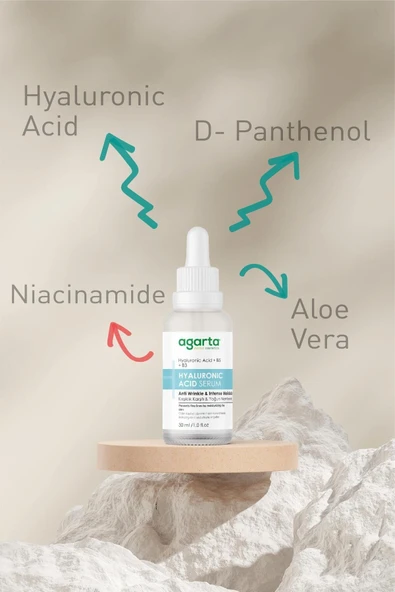 Agarta oğun Nemlendirici ve Yenileyici Hyaluronic Serum 30 ML - Resim 3