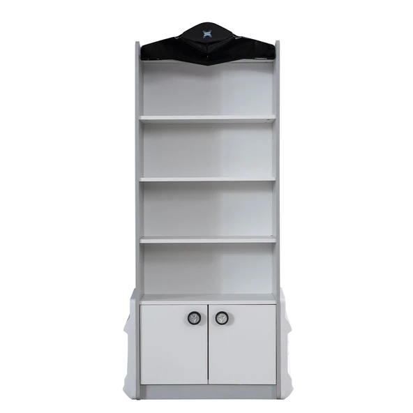 Kitaplık, Sports Arabalı Yatak Uyumlu Kitaplık - Kırmızı - Resim 5