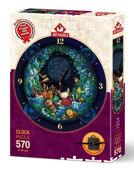 Art Puzzle 570 Parça Astroloji Saat Puzle - Resim 2