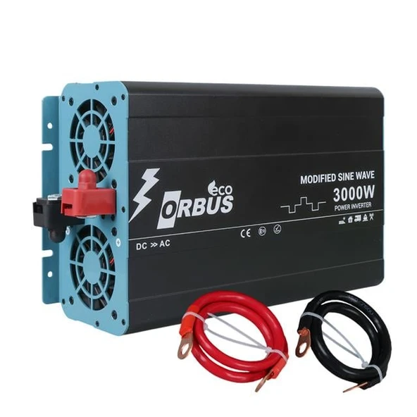 Orbus ORB3000M 12 Volt - 3000 Watt Eco Modified Sinus İnverter - 2