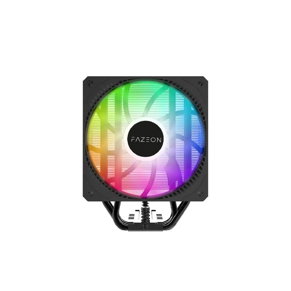 FAZEON A4120TAB 12cm ARGB Kule Tipi Siyah İşlemci Soğutucu - 2