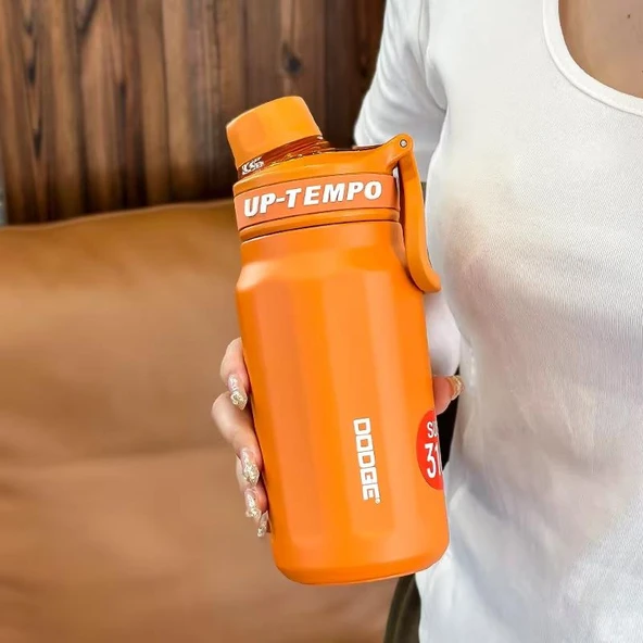 Dodge Up Tempo Çelik Termos Matara 520Ml Turuncu - Resim 2