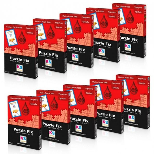 KS Games 10'lu Puzzle Yapıştırıcısı Set (10x40 ml)