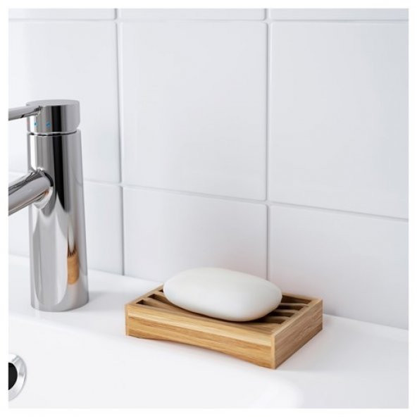 3 Parça Bambu Banyo Seti 3 IKEA Bambu Sabunluk Seti Banyo Set 3Parça - 4