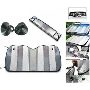 UV ve Isı Önleyici Oto Ön Cam Güneşliği Hyundai i20 Fiat Egea Toyota Corolla Volkswagen Passat - 2