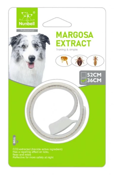 Nunbell Küçük Köpekler için Pire, Kene Tasması (Boyun mx: 36 cm) ürün görseli 1