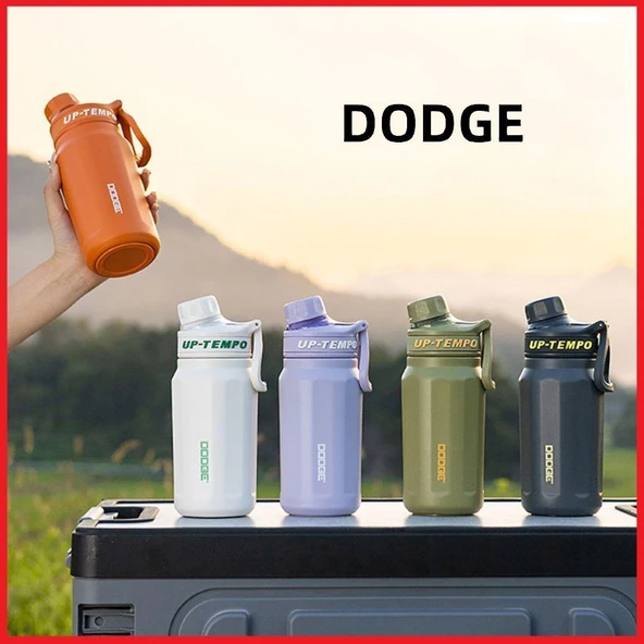 Dodge Up Tempo Çelik Termos Matara 520Ml Turuncu - Resim 6