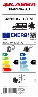 235/65R16C 121/119N TRANSWAY LASSA - 4