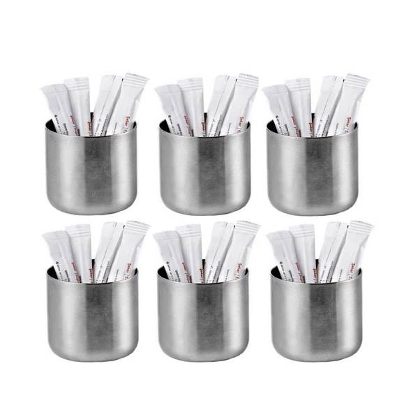 Omnisoft Büyük Boy Stick Çubuk Şekerlik 430 Paslanmaz Çelik 6 Adet