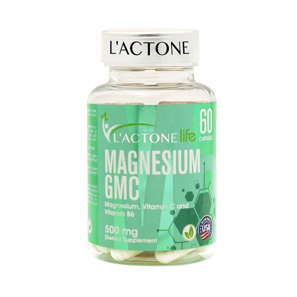 LACTONE Magnezyum GMC 500 mg / 60 kapsül