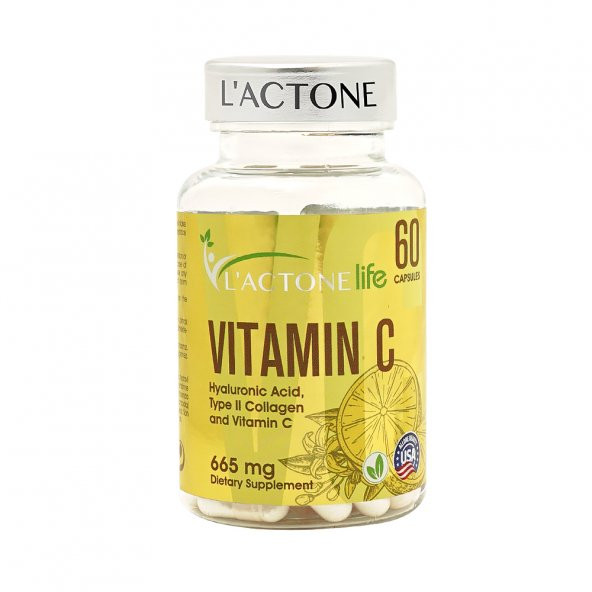 Lactonelife Vitamin C 665 mg / 60 Kapsül
