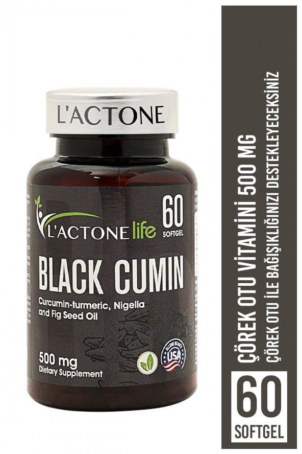 Lactonelife Black Cumin 500 mg / 60 Kapsül