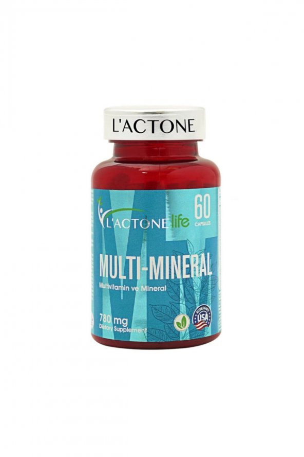 Lactone Multi-Mineral 780 mg / 60 Kapsül
