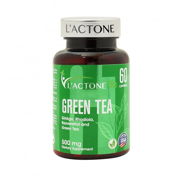 Lactonelife Green Tea 500 mg / 60 Kapsül