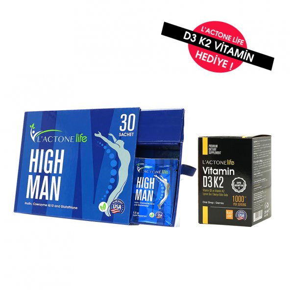Lactonelife High Man (Inulin, Coenzyme Q10, and Glutathione)
