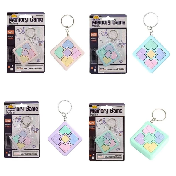 Eğitici Çocuk Mini Hafıza Oyunu Anahtarlık - Resim 3