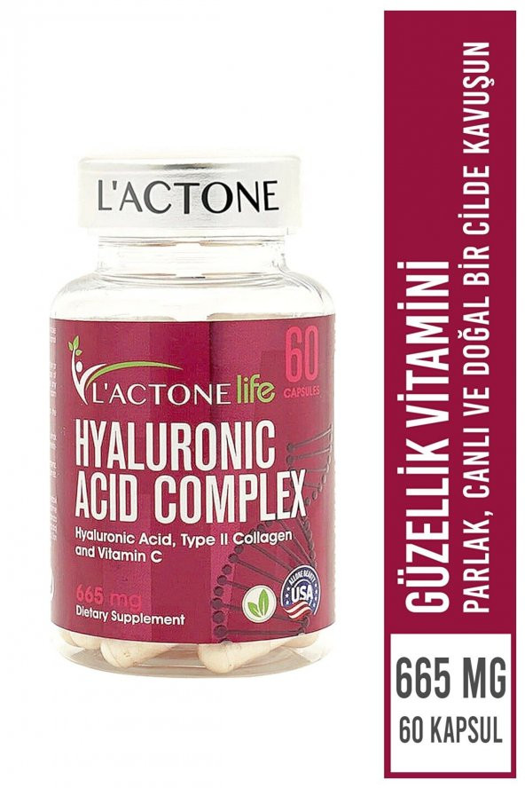 L’actone Hyaluronic Asid Complex 665 mg / 60 Kapsül