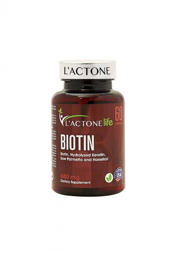 Lactone Biotin 680 mg / 60 Kapsül