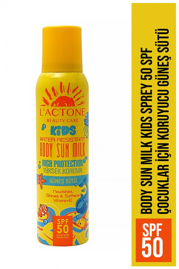 LACTONE Body Sun Milk Kids Sprey 50 SPF 150 ML